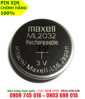 Pin sạc 3v lithium Maxell ML2032 chính hãng Made in Japan